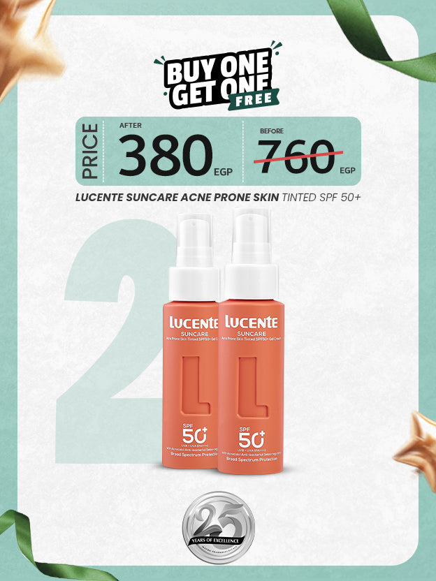 Double Lucente Suncare -Acne Prone Skin Tinted SPF 50+ -50Ml